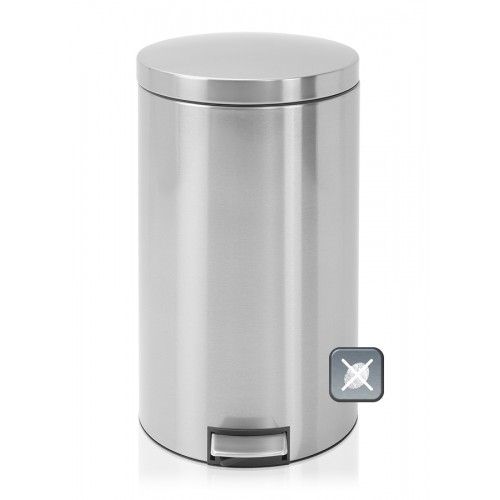 Kitchen trash can - 424229 - Brabantia International - stainless steel / pedal / contemporary