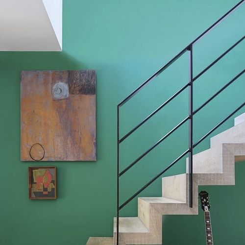 Decorative paint - VERDIGRIS - Farrow & Ball - bathroom / living room / for bedroom