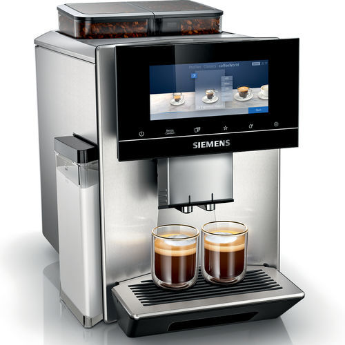 Automatic coffee machine - TQ907GB3 - Siemens Home Appliances - 2-group / cappuccino / black