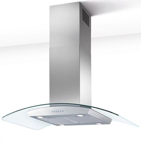 Island range hood - BEGAIVIA - Mobalpa - with built-in lighting