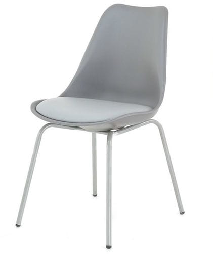 Contemporary chair - TORY - Mobalpa - indoor / polypropylene / metal base