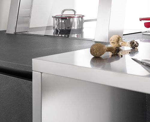Stainless steel countertop - Mobalpa - kitchen