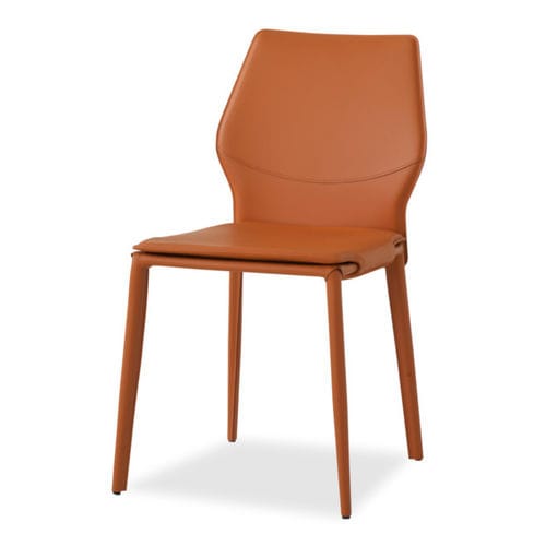 Contemporary chair - WIND - Airnova - indoor / leather / upholstered