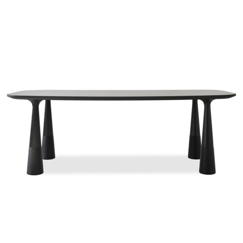 Contemporary table - MIRR - Airnova - glass / rectangular