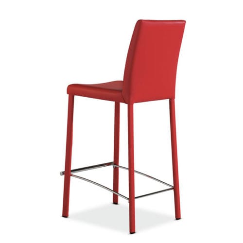 Contemporary bar chair ELIOT SG I Airnova leather / metal