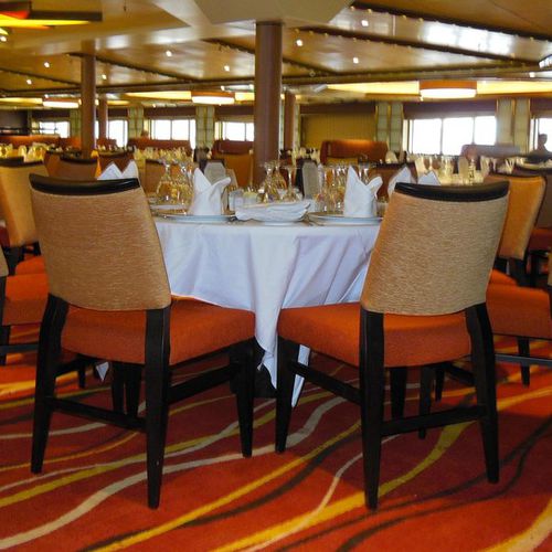 Traditional restaurant chair - FORWARD - Airnova - indoor / fabric / beech base