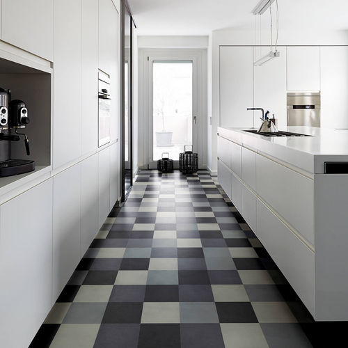 Indoor encaustic cement tile - INVERNO (Q) - BISAZZA - bathroom / floor / wall
