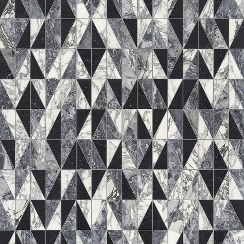 Marble tile - MODULO 2 CHIAROSCURO - BISAZZA - matte / indoor / living room