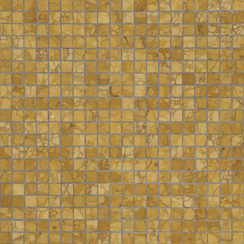 Marble mosaic tile - GIALLO VERONA - BISAZZA - high-gloss / indoor / bathroom