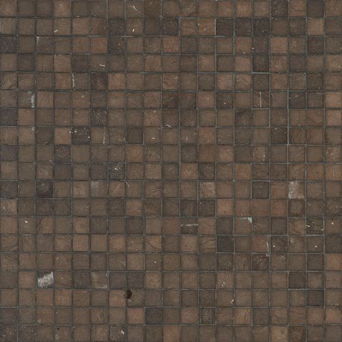Marble mosaic tile - MARRONE EBANO - BISAZZA - high-gloss / indoor / living room