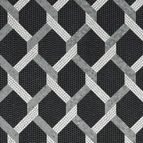 Marble mosaic tile - ARIANNA - BISAZZA - high-gloss / indoor / living room