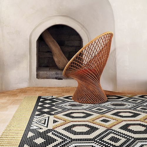Marble mosaic tile - TEODORA - BISAZZA - high-gloss / indoor / living room