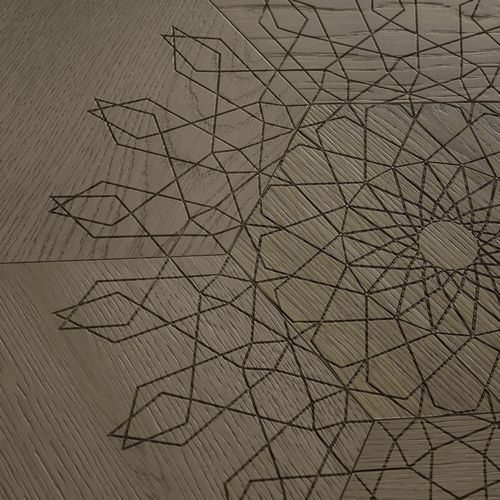 Wood tile - PIROUETTE - BISAZZA - oak / prefinished / brushed