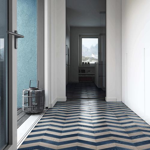 Wood tile - PROMETEO IOTA - BISAZZA - oak / prefinished / brushed