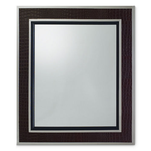Wall-mounted mirror - CITY MODERN - Ralph Lauren Home - traditional / rectangular / mahogany