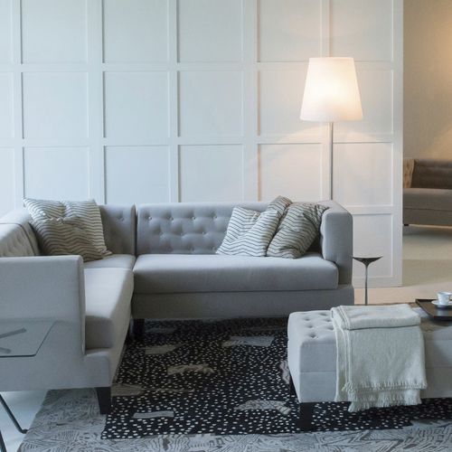 Floor-standing lamp - 3247 MEDIUM - FontanaArte - metal / blown glass / contemporary