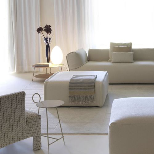 Bedside table lamp - UOVO SMALL - FontanaArte - blown glass / contemporary / corded