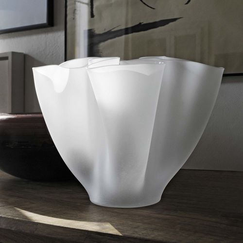 Contemporary vase - CARTOCCIO - FontanaArte - glass / handmade / Made in Italy