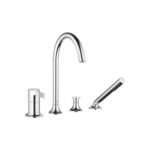 Double-handle bathtub mixer tap - VAIA - DORNBRACHT - countertop / chromed metal / bathroom