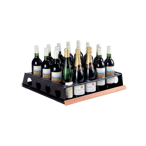 Wooden bottle rack - ACVH - EuroCave - steel / built-in / commercial