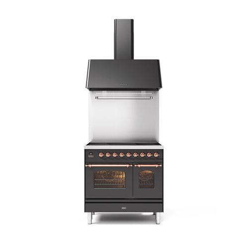 Gas range cooker - PD09N - ILVE - electric / commercial / 4 burner