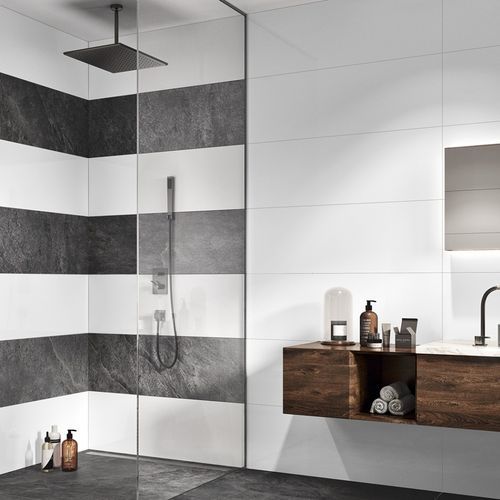 Porcelain stoneware tile - PURE - Steuler-Fliesen - high-gloss / matte / indoor