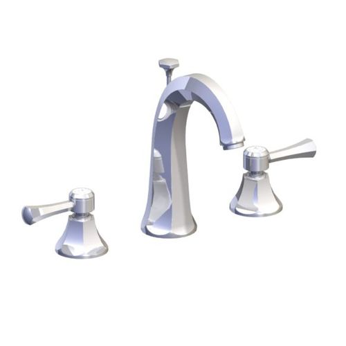 Double-handle washbasin mixer tap - 65.261 - HORUS - countertop / chromed metal / bathroom