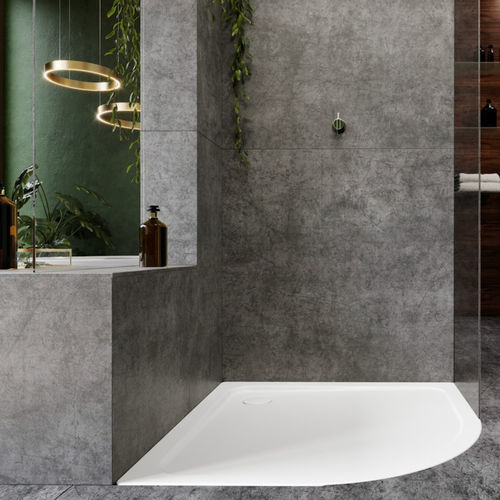 Floor level shower base ARRONDO Kaldewei steel / custom / extraflat