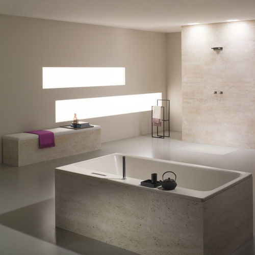 Home bathtub - ASYMMETRIC DUO - Kaldewei - enameled metal / steel / contemporary