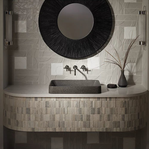 Countertop washbasin WasteLAB® Vox® Kohler composite / custom / made from recycled materials
