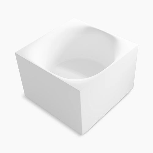 Square bathtub - STILLNESS® SOAK - Kohler - free-standing / for homes / acrylic