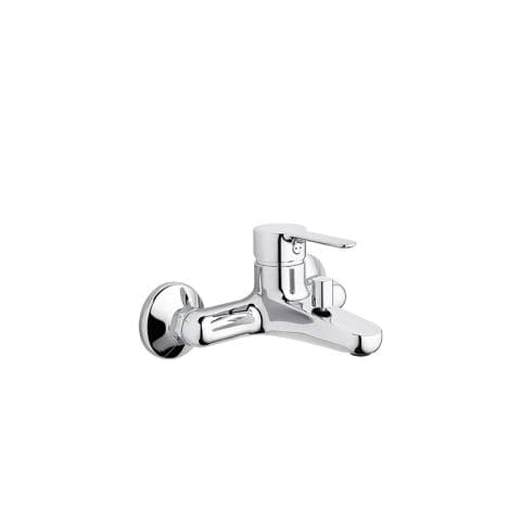Shower mixer tap - 1062 - MAMOLI - for bathtub / wall-mounted / chromed metal