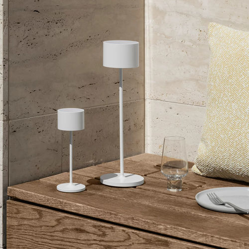 Table lamp - FAROL MINI - Blomus - aluminum / contemporary / corded