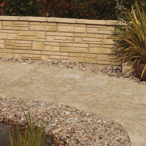 Garden edge - OLD TOWN - BRADSTONE - concrete / engineered stone / high