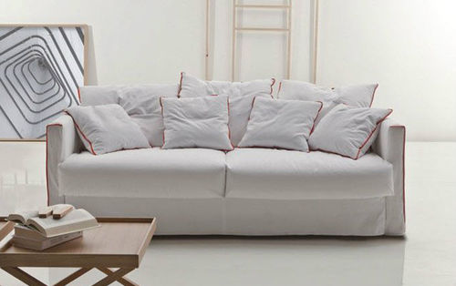 Sofa bed - 3600 TANGRAM - Vibieffe - contemporary / fabric / leather