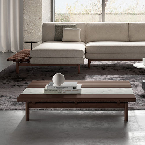 Contemporary side table - 150_FEEL TAVOLINO - Vibieffe - oak / oak base / rectangular