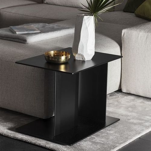 Contemporary side table - 200_CUBE - Vibieffe - lacquered wood / lacquered wood base / rectangular