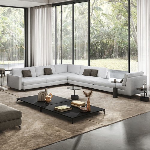 Modular sofa - 525_NORDIC - Vibieffe - contemporary / fabric / leather