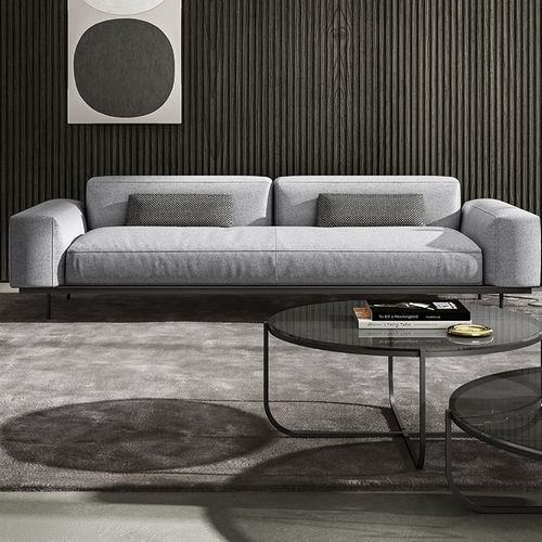 Modular sofa - 535 SIT UP - Vibieffe - contemporary / fabric / leather