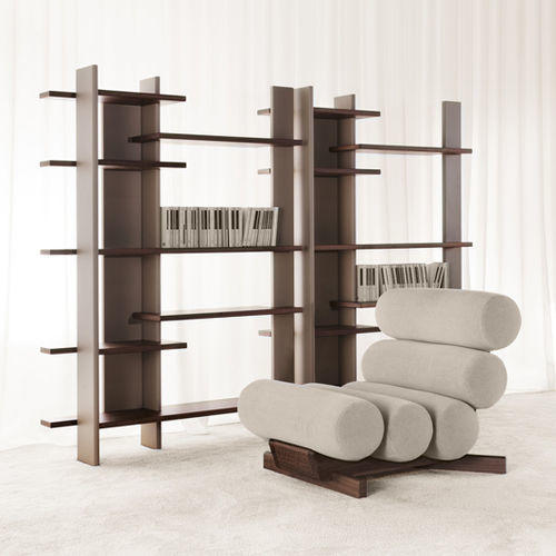 Contemporary armchair - 1480_SOFIA - Vibieffe - leather / polyurethane foam / fabric