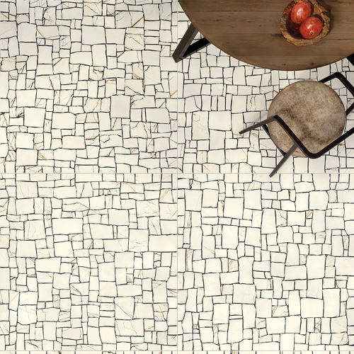 Porcelain stoneware tile - LICHEN - SETTECENTO - polished / natural finish / high-gloss