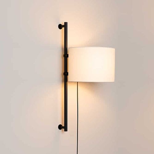 Contemporary wall light - TWAIN - MILAN ILUMINACION - indoor / lacquered steel / PVC