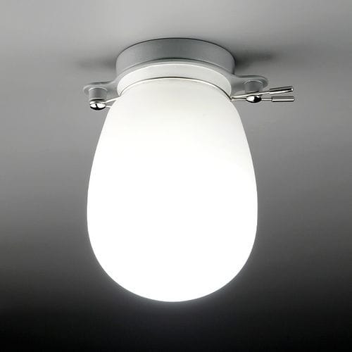 Contemporary ceiling light - BAÑO  - MILAN ILUMINACION - round / blown glass / LED