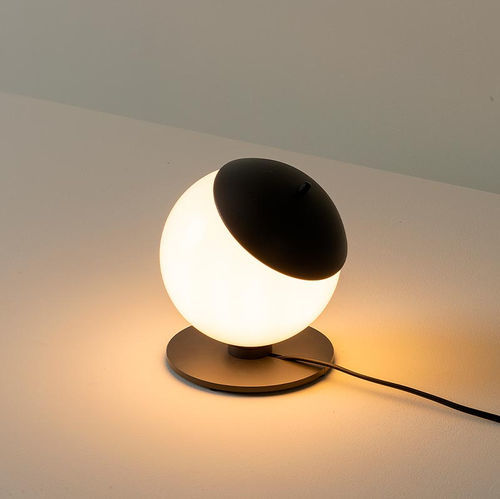 Table lamp - KEP - MILAN ILUMINACION - lacquered steel / lacquered aluminum / blown glass