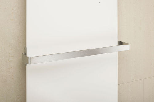1-bar towel rack - ARTEPLANO - BISQUE EXPORT - surface mounted / brushed stainless steel