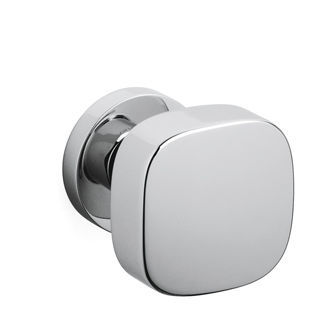 Contemporary door knob - ROGER - OLIVARI - brass / satin / polished