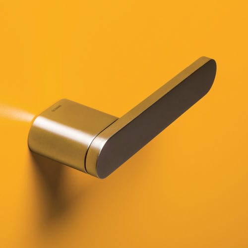 Door handle - RADIAL - OLIVARI - window / brass / contemporary
