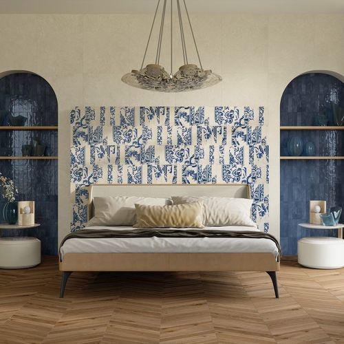 Porcelain stoneware tile - MINIATURE FREGIO - MARCA CORONA - matte / high-gloss / hand-painted