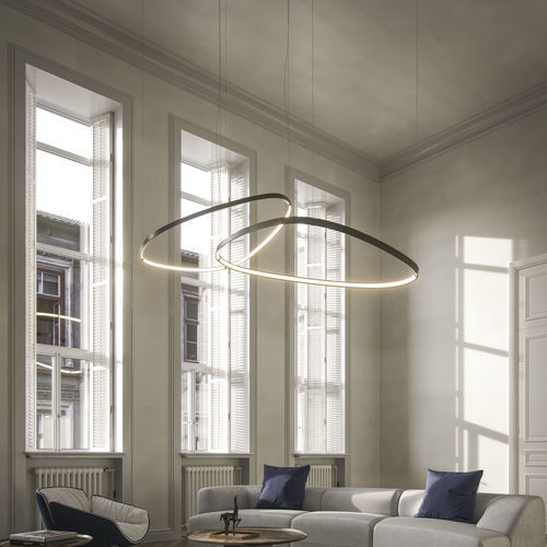 Pendant lamp - MAGELLANO  - Cattelan Italia - lacquered steel / contemporary / corded