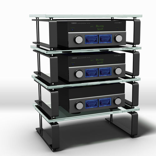 Contemporary multimedia cabinet - Ladon 708/4 - Schroers & Schroers - modular / for residential applications / metal